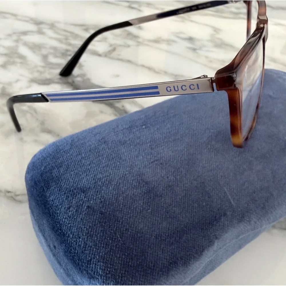 Gucci GG0691O Women's Eyeglasses Tortoise Brown Full Rim 54-18/150
